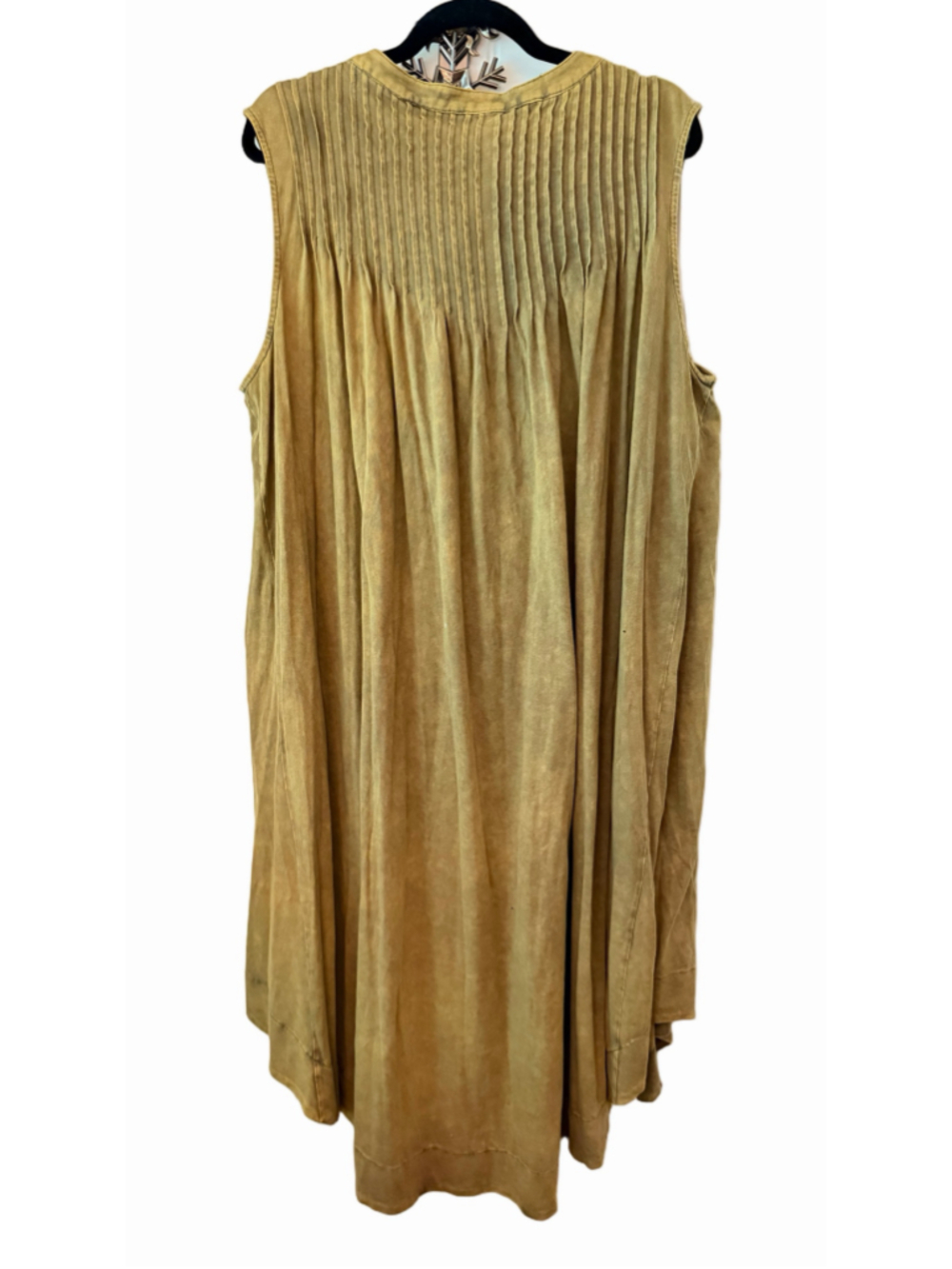 Women's oli&hali Olive Sleeveless Button-Down Midi Dress Size L - Picture 2 of 4